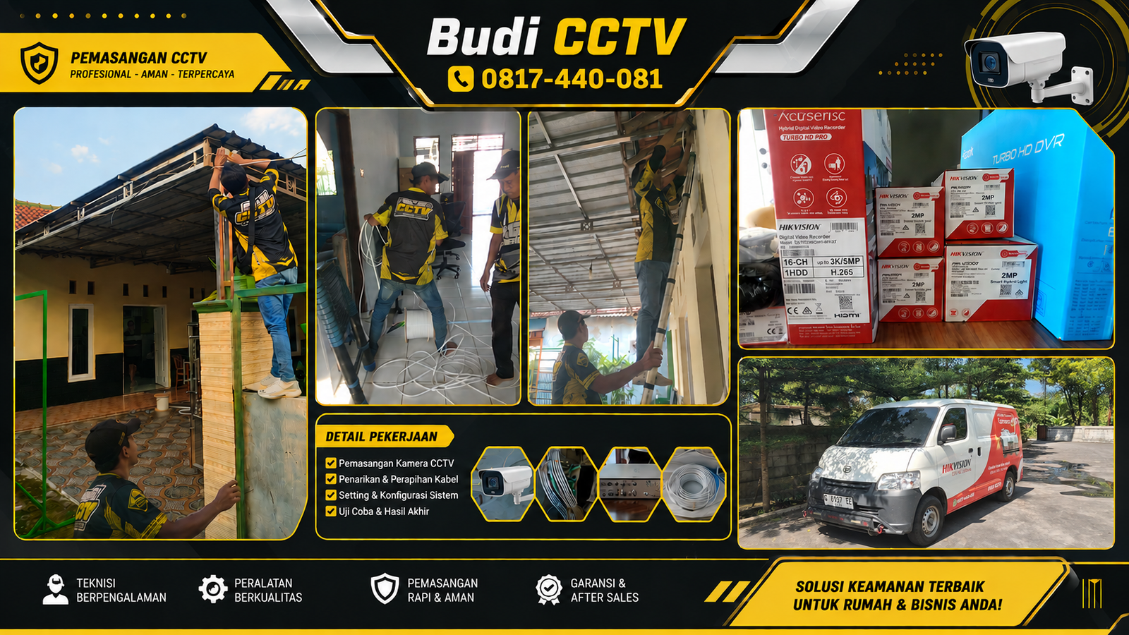 Pemasangan CCTV Hikvision di Rumah Slawi, Aplikasi Mudah